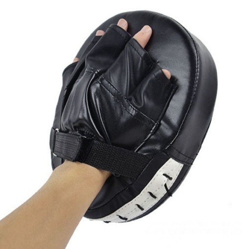 Kickboxing Punch Mitts – PU Leather Target Pads with Foam Cushion