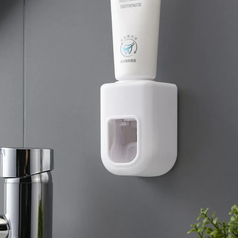 Nordic Automatic Toothpaste Dispenser – Wall-Mounted, No-Drill, Quantitative Extrusion Toothpaste Holder