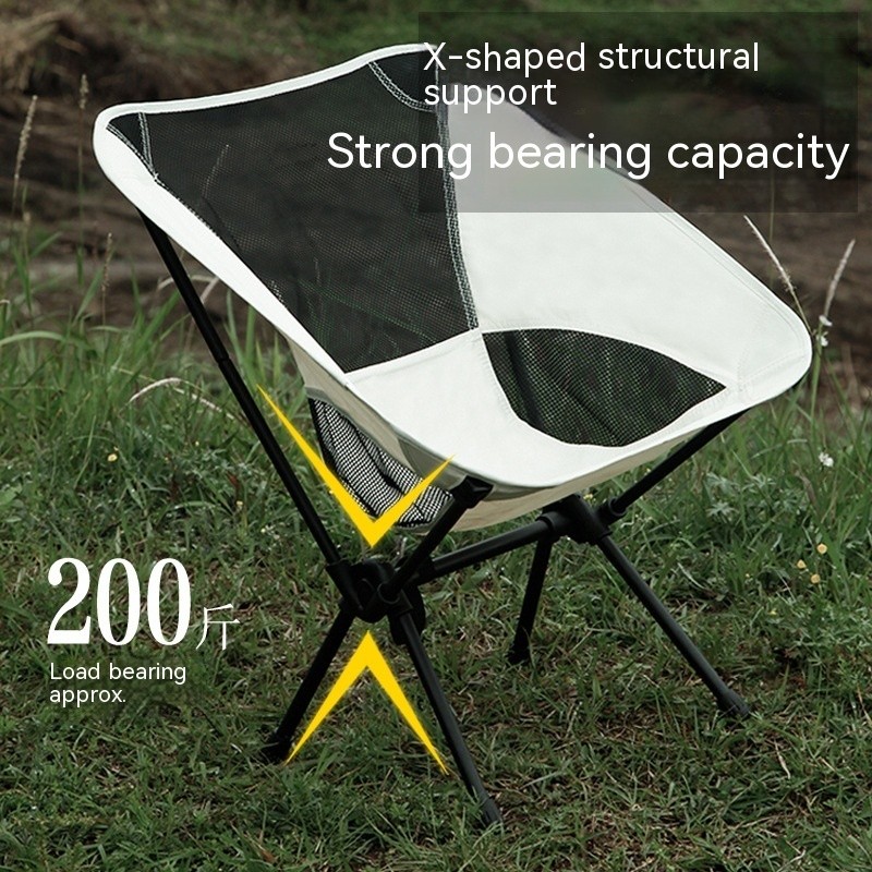 Outdoor Folding Recliner Chair – Portable 600D Oxford Cloth Camping & Beach Chair with Storage Bag