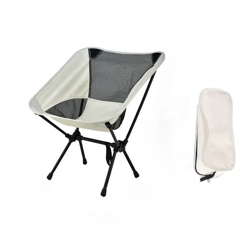 Outdoor Folding Recliner Chair – Portable 600D Oxford Cloth Camping & Beach Chair with Storage Bag