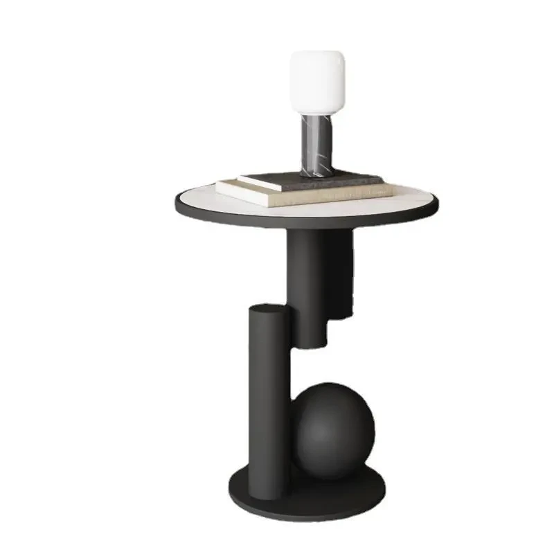 Simple Iron Bedside Table – Modern Metal Accent Side Table
