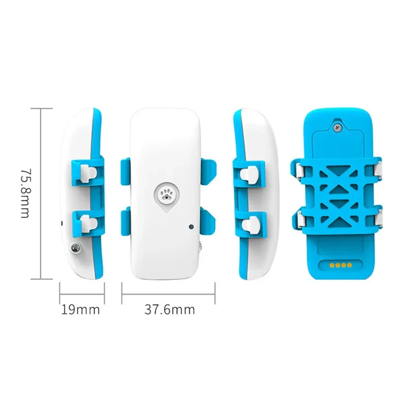 4G Waterproof GPS Pet Tracker Collar