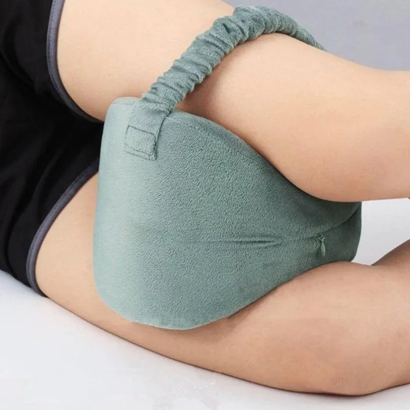 Memory Foam Leg Pillow | Orthopaedic Knee Support Cushion for Side Sleepers & Back Pain Relief