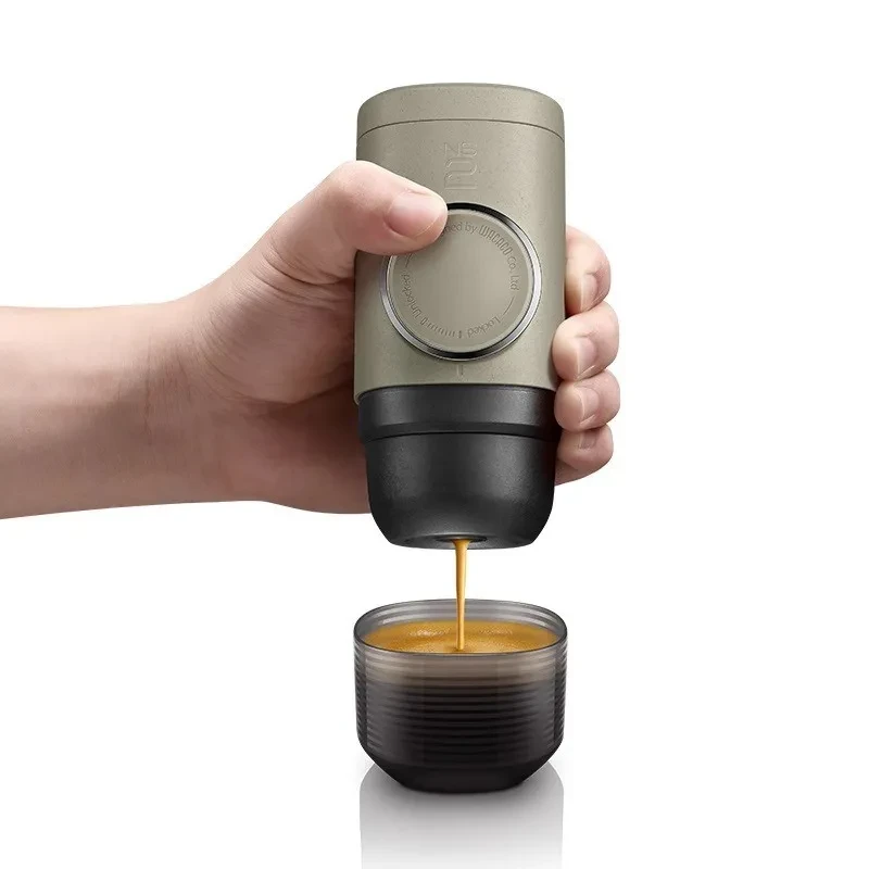 Manual Espresso Portable Capsule Coffee Machine | Outdoor Handheld Coffee Maker