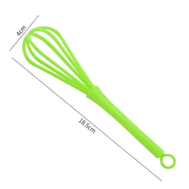 Mini Manual Egg Beater | Plastic Hand Whisk Baking Gadget