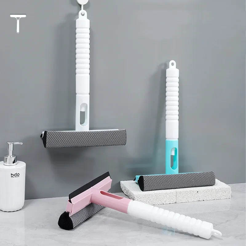 Multifunctional 3-in-1 Glass Scraper Squeegee | TPR Window Cleaning Tool