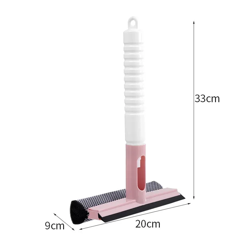 Multifunctional 3-in-1 Glass Scraper Squeegee | TPR Window Cleaning Tool