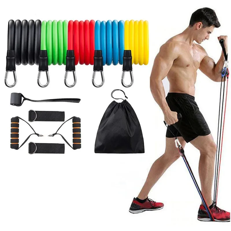 Sports Fitness Pull Rope 11-Piece Set
