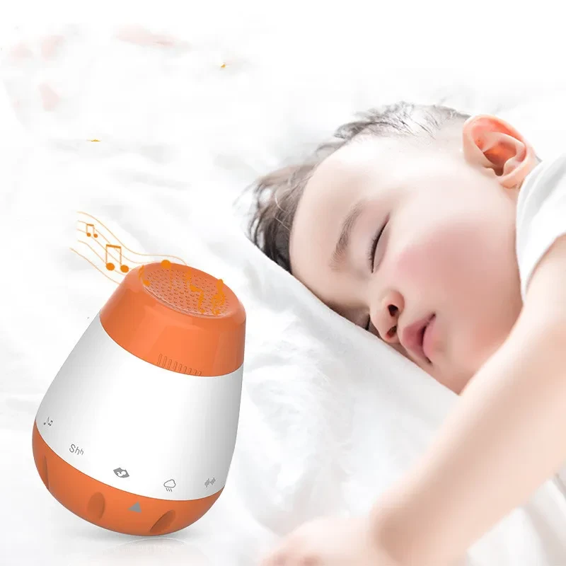 White Noise Electronic Sleep Instrument – Fast Sleep Device for Newborn Baby with Soothing Music Box