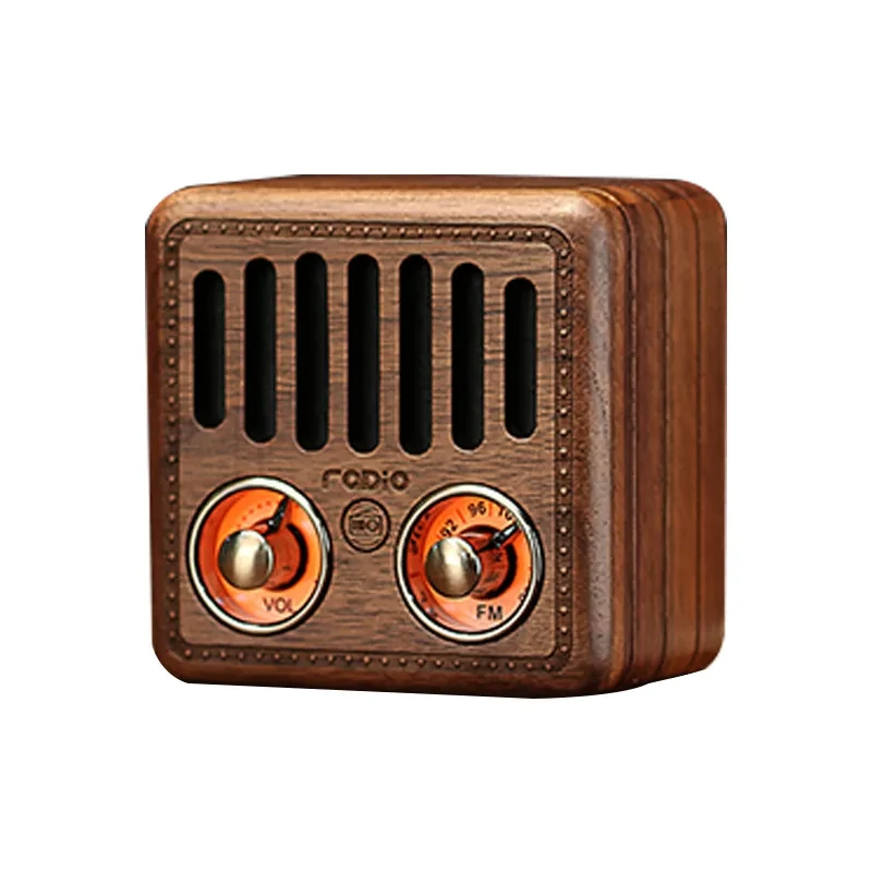 Wooden Bluetooth Speakers Retro