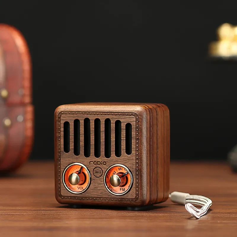 Wooden Bluetooth Speakers Retro