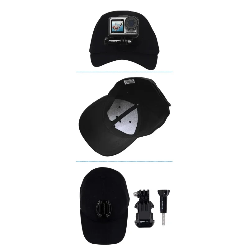 Canvas Sun Hat Cap Cycling Hiking Golfing Fishing – For Sports Action Cam Camera Video Recording