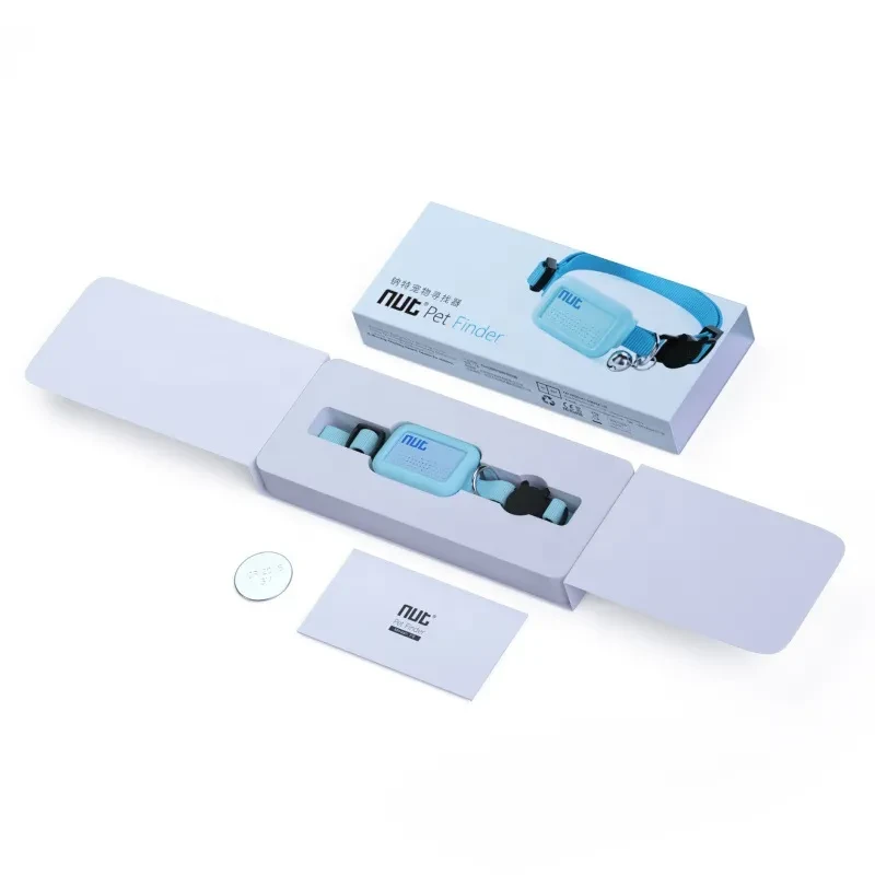 Nut Mini Pet Locator Cat Puppy Bluetooth Alarm Collar Wear – Anti-lost Tracker for Small Pets with App Control