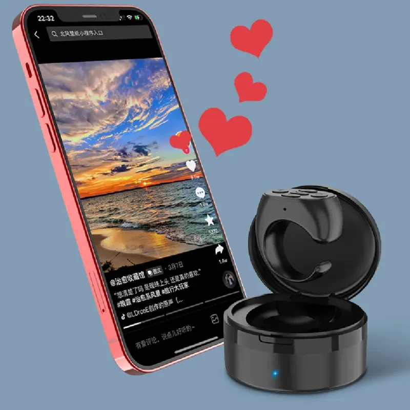 Fingertip Wireless Bluetooth Remote Control App Page Turner – Bluetooth Scrolling Ring