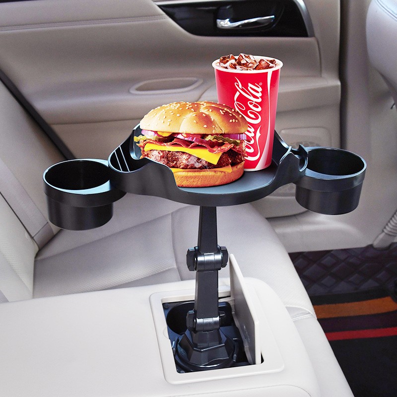 Car Small Dining Plate Dining Tray – Foldable Cup Holder
