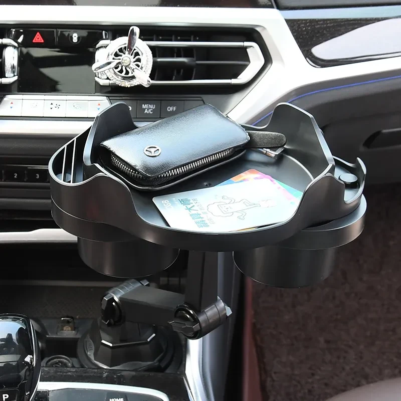 Car Small Dining Plate Dining Tray – Foldable Cup Holder