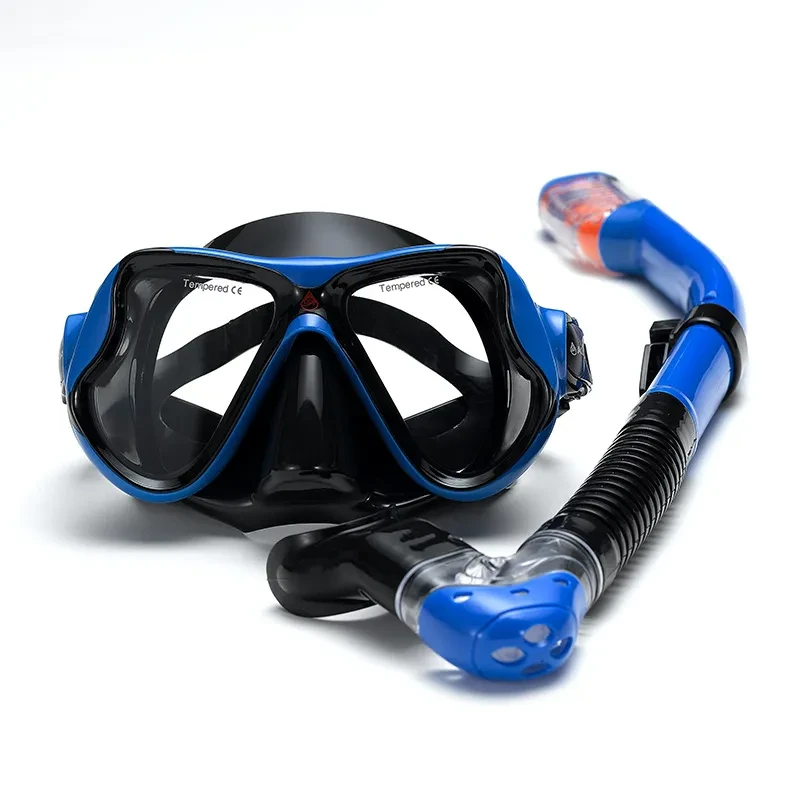 Adult Learning To Swim Equipment – Diving Mask Snorkel Two-piece Suit Set