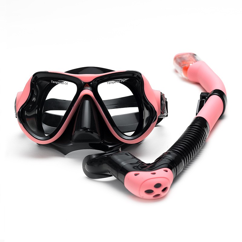 Adult Learning To Swim Equipment – Diving Mask Snorkel Two-piece Suit Set