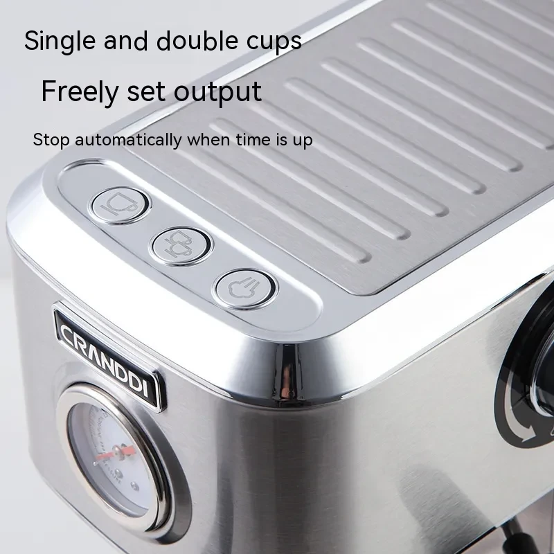 Italian Household Coffee Machine Semi-Automatic Steam Foam