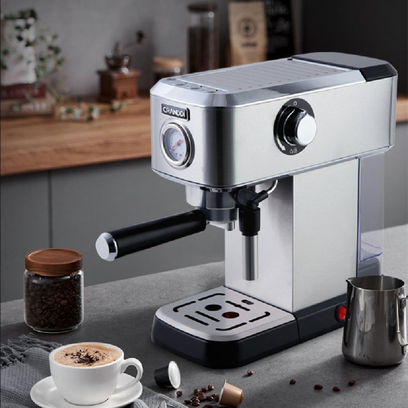 Italian Household Coffee Machine Semi-Automatic Steam Foam