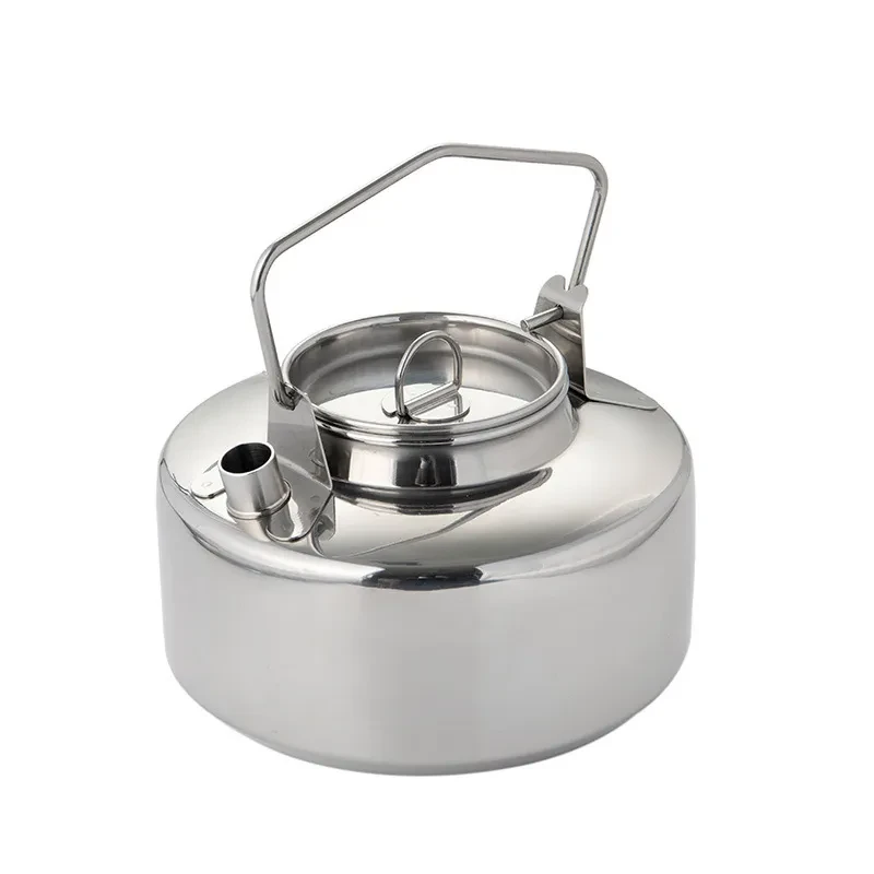 Outdoor Self-Driving Camping Stainless Steel Kettle
