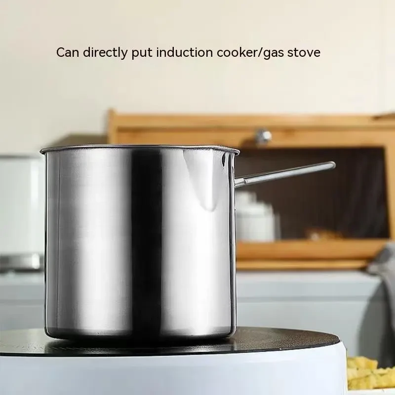 Deep Frying Pan Household 304 Stainless Steel