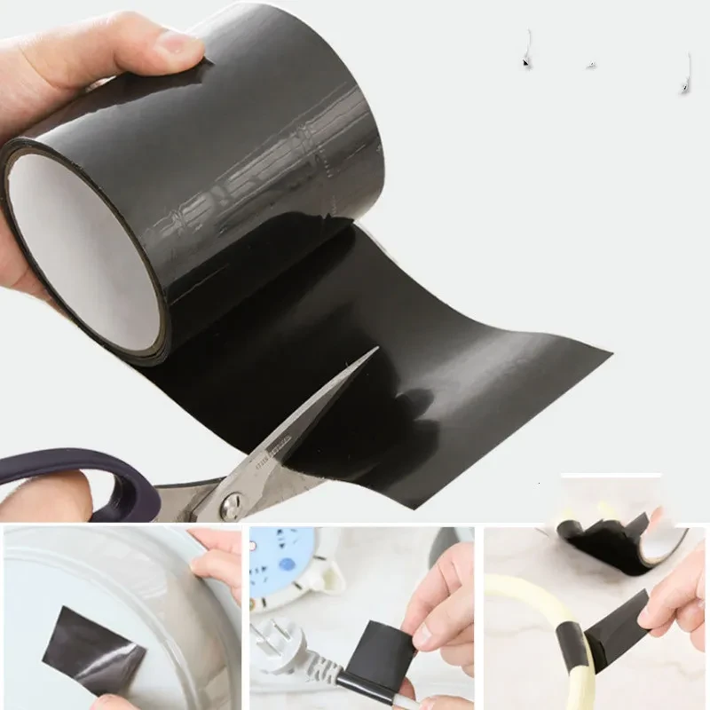 Leak-Repairing Waterproof Tape – Strong Pipe Repair Tape for Kitchen, Roof & Construction Site Leaks