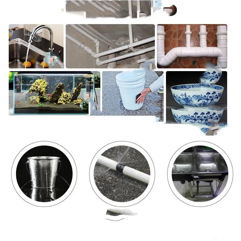 Leak-Repairing Waterproof Tape – Strong Pipe Repair Tape for Kitchen, Roof & Construction Site Leaks