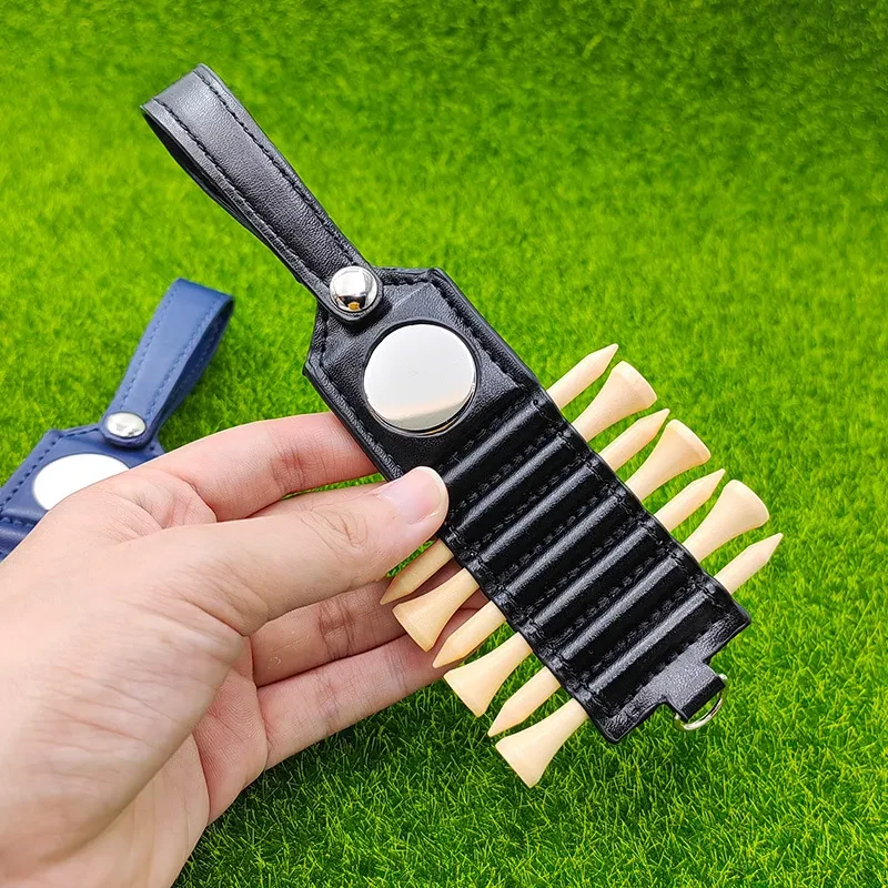 Golf Ball Nail Storage Leather Case – Golf Peg Holder