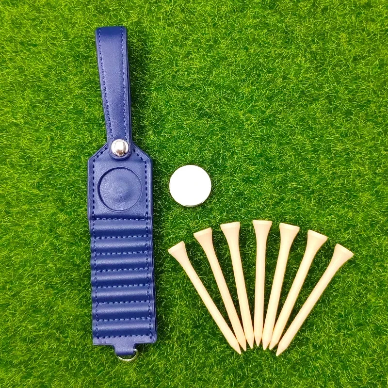 Golf Ball Nail Storage Leather Case – Golf Peg Holder