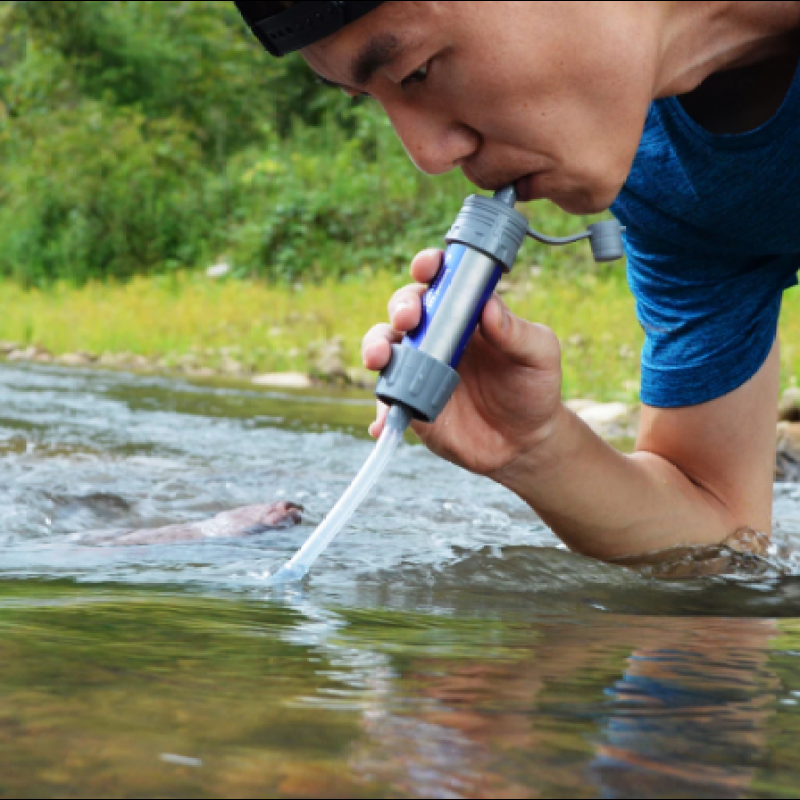 Mini Portable Outdoor Water Filter – Personal Straight Drinking Water Purifier