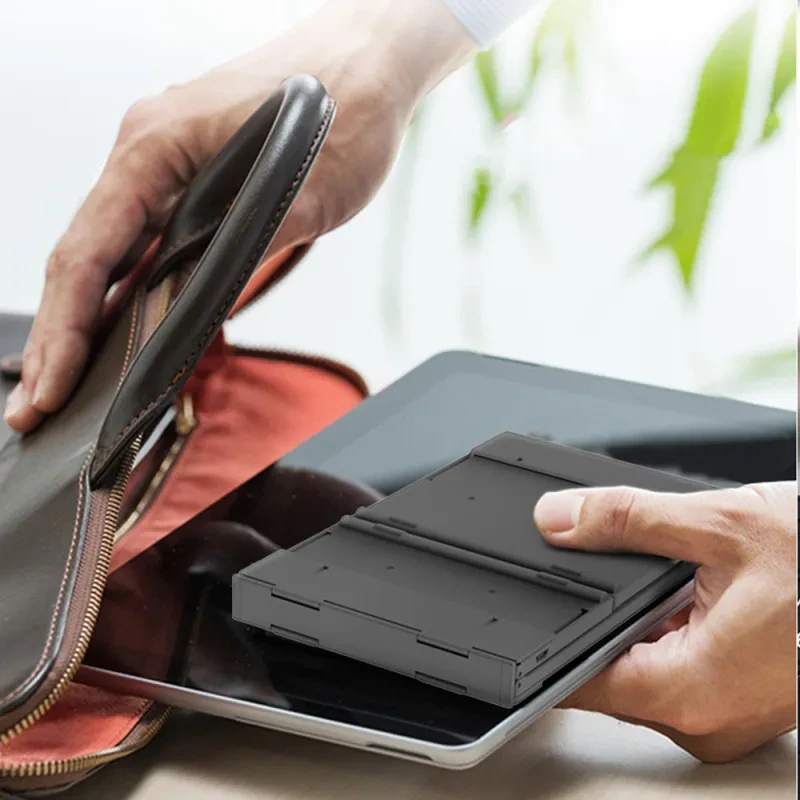 Portable Three-Folding Touch Keyboard with Bluetooth Mini Touchpad