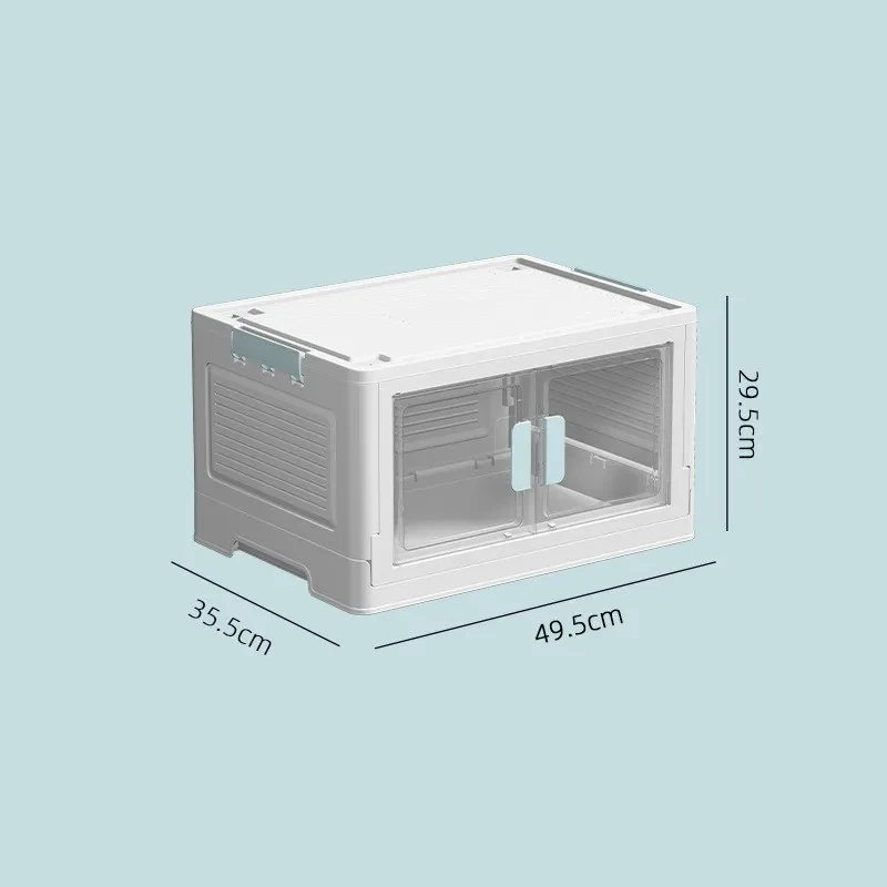 Floor-Stackable Storage Box – Large Capacity Plastic Organizer