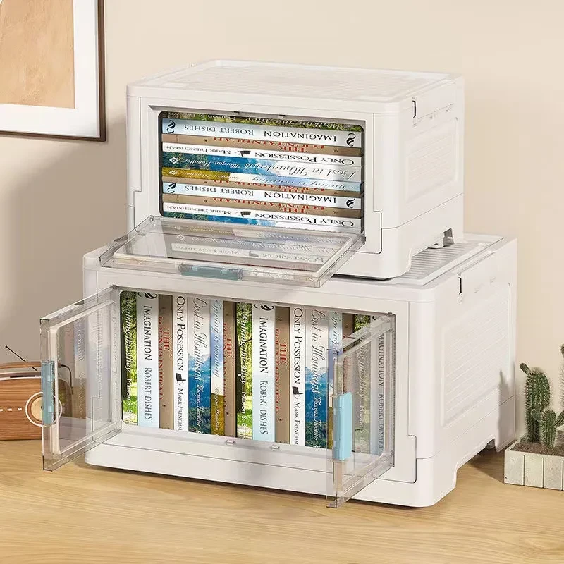 Floor-Stackable Storage Box – Large Capacity Plastic Organizer