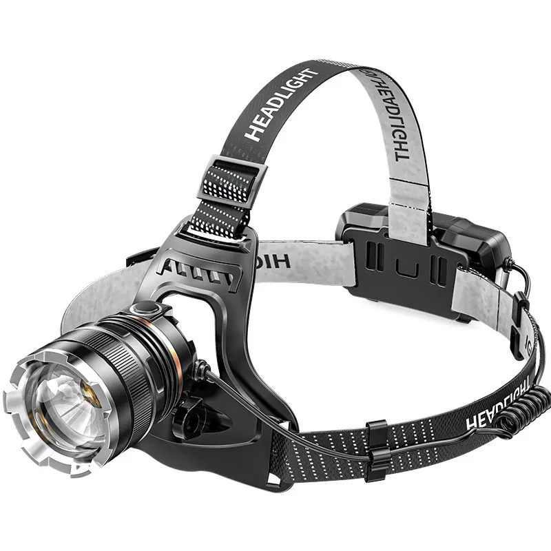 Outdoor Camping Inductive USB Rechargeable LED Headlamp – 10W Waterproof Fishing Headlight