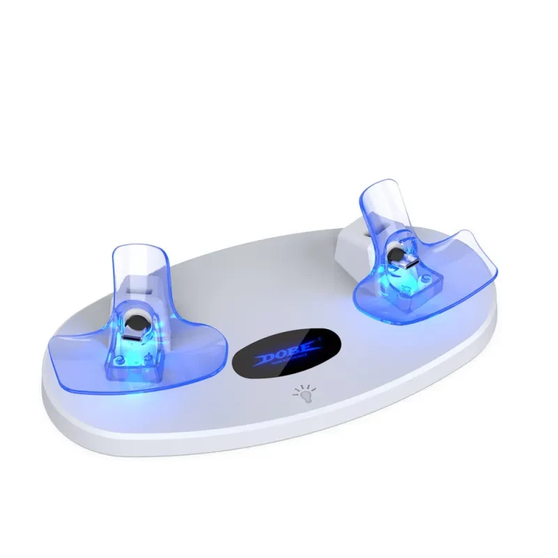 PS5 VR2 Dual Handle Magnetic Charging Dock – RGB Light Display Charger Stand