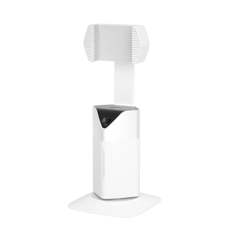 Intelligent 360° Rotating Phone Stand for Live Streaming and Face Tracking – Auto Shooting Smartphone Holder