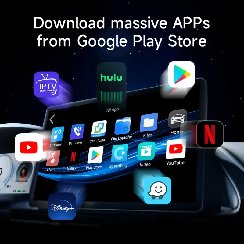 Carplay Original Car Wired To Wireless AI Box – Android System Upgrade Adapter