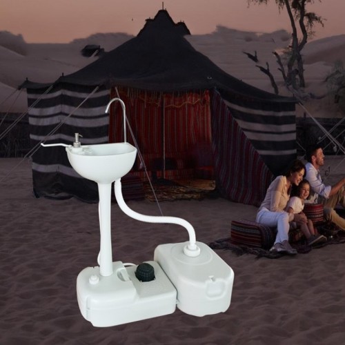 Portable Outdoor Hand Wash Station with Foot Pump