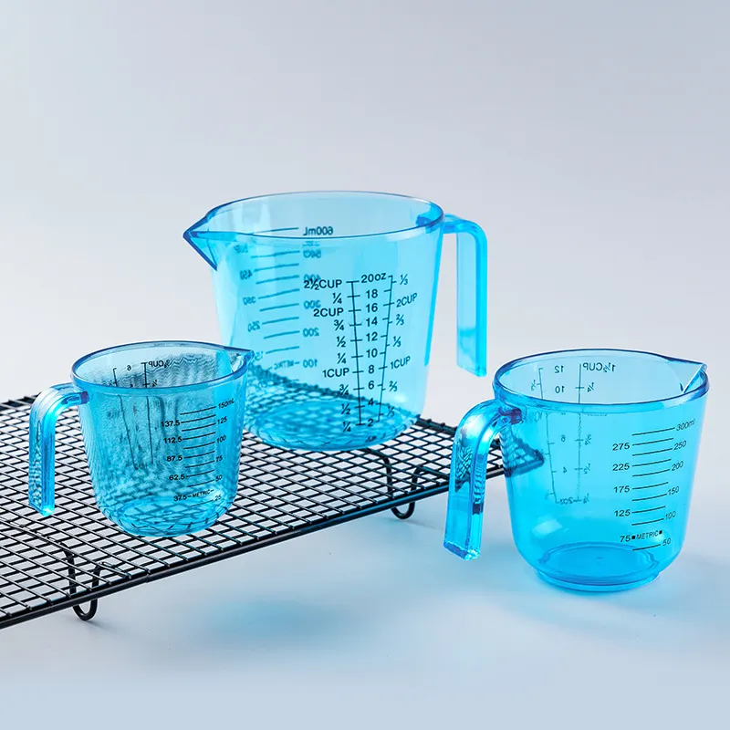 Thickened Plastic Measuring Cups with Scale – Transparent Measuring Cylinder