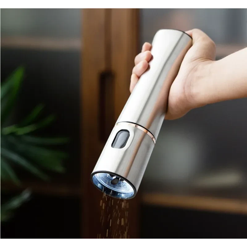 Electric Stainless Steel Pepper Salt Grinder