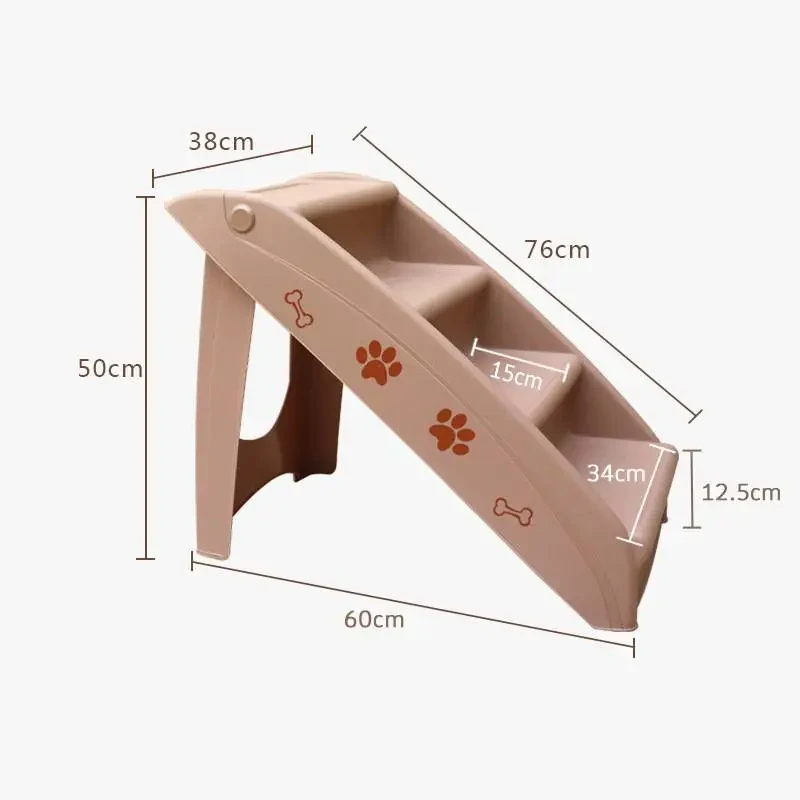 Pet Stairs Window Steps – Folding Non-Slip Ladder for Dogs and Cats Indoors