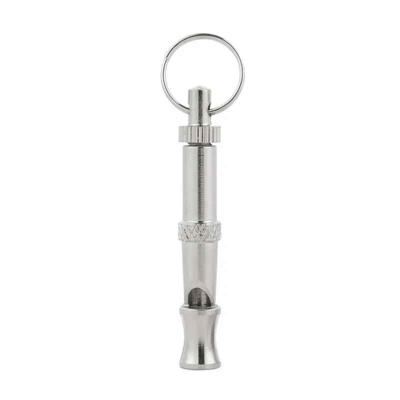Ultrasonic Dog Training Whistle – Adjustable Stainless Steel Pet Trainer for Obedience & Recall