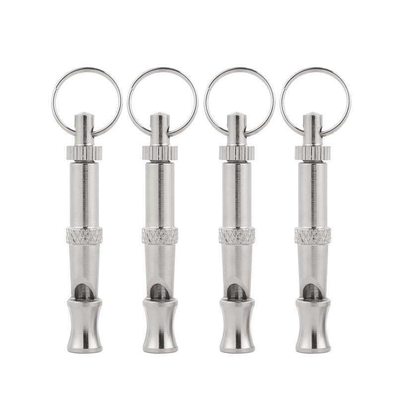 Ultrasonic Dog Training Whistle – Adjustable Stainless Steel Pet Trainer for Obedience & Recall