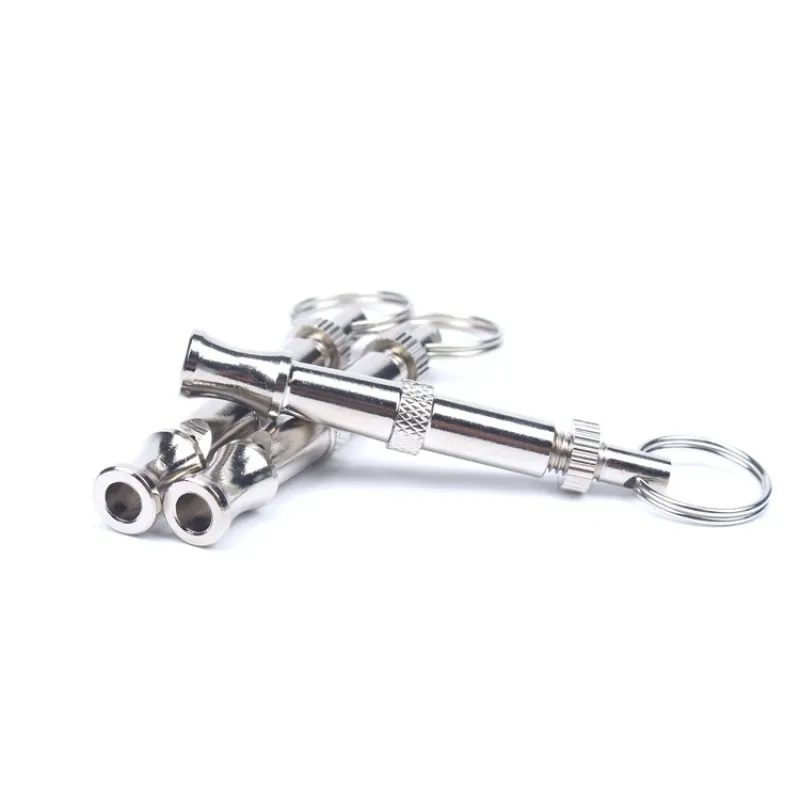 Ultrasonic Dog Training Whistle – Adjustable Stainless Steel Pet Trainer for Obedience & Recall