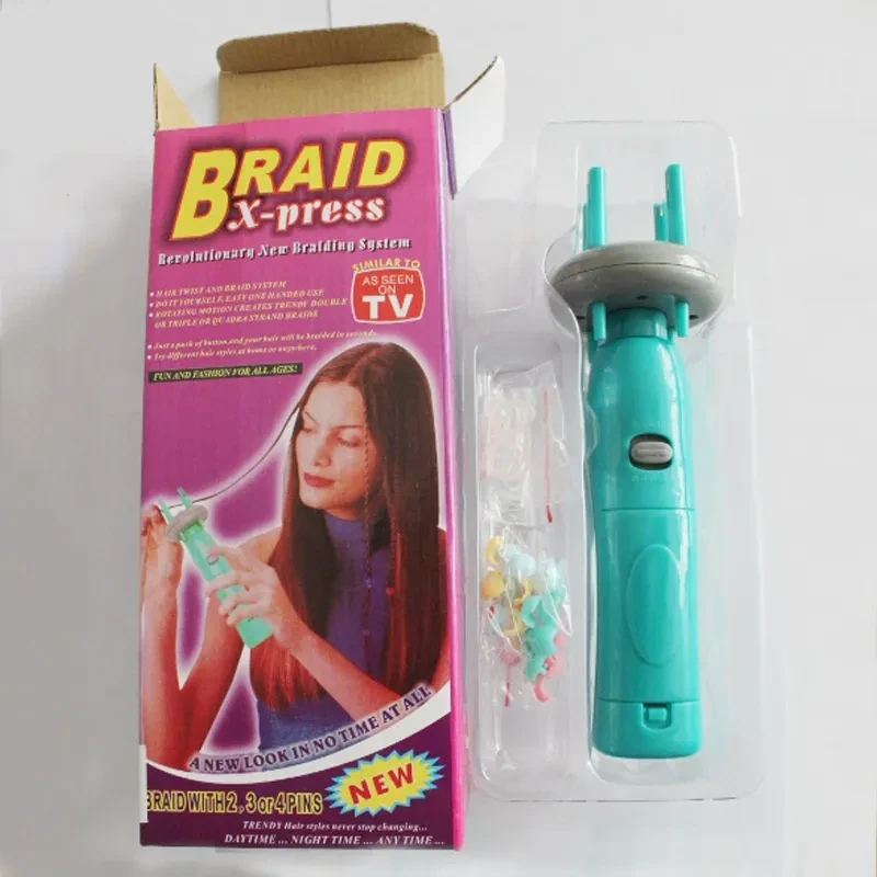 Automatic Hair Braiding Machine – 4-Head Twist & Tress Device for Quick Braids, Dreadlocks & Ponytails