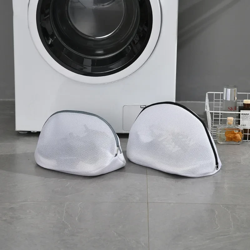 Laundry Bag for Washing Machine – Shoe Wash Bag with Zipper & Filter Screen