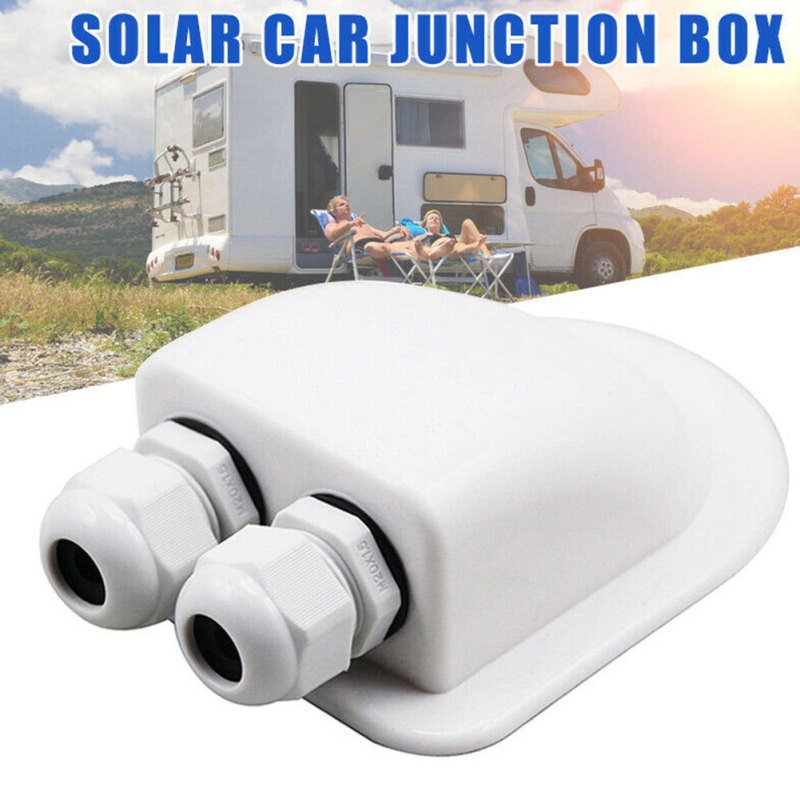 Solar Panel Mounting Bracket with Junction Box – No-Drill Installation for RVs, Yachts & Flat Roofs