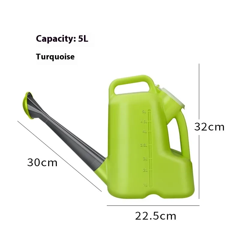 Durable Garden Watering Can – Large-Capacity Plastic Water Sprinkler for Home & Outdoor Use (5L)