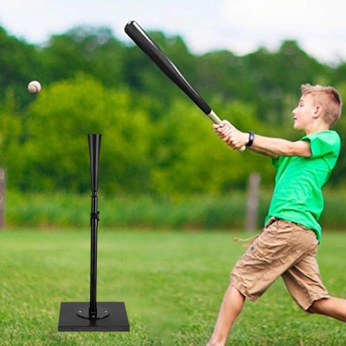 Adjustable Baseball Trainer T-Rack – Practice Tee for Batting and Hitting Drills